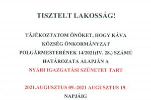 Igazgatási szünet