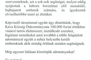 Tisztelt Lakosság!
